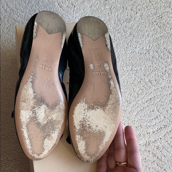 Prada Leather ballet flats - Picture 2 of 10